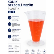Labolist Konik Dereceli Mezür Plastik 50 ml