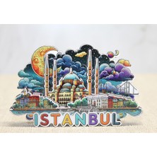 Fırsatkolik Ahşap Istanbul Temalı Magnet