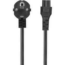 Sefa Ticaret D48 1.5 Metre D48 Power Kablo Güç Kablosu 3 Pin Kutuplu Hp  Asus Acer Laptop Şarj Cihazı Tv Yazıcı Projektör Ekran Şarj Kablosu Tüm Notebook Şarjları Uyumlu Yonca Power Kablosu