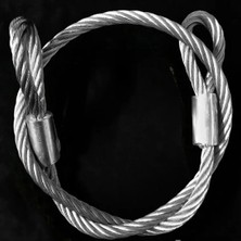 King Motorsiklet 2 Metre 14 mm Kesilmez Çelik Halat Motosiklet Bağlama Halat Motorsiklet Zincir Kılıflı