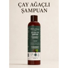 Minia Bahçe Çay Ağacı Şampuan – Çay Ağacı, Isırgan Otu ve BuğdayProteini İçeren Saç ve Saç Derisi Bakım Şampuanı, 400 ml