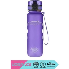 Uzspace 500ml Yeni Koleksiyon Tutma Destekli El Askılı Kilitlenebilir Kapaklı Soft-Touch Tritan Su Matarası BPA Yok Koku Yok