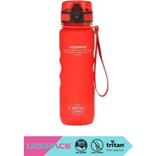 Uzspace 500ml Yeni Koleksiyon Tutma Destekli El Askılı Kilitlenebilir Kapaklı Soft-Touch Tritan Su Matarası BPA Yok Koku Yok