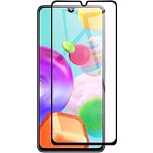 Sefa Ticaret Galaxy A07 Cam Ekran Koruyucu, Siyah Çerçeve, 9h Sertlik, Kolay Montaj, Darbe Dayanıklı