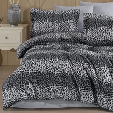 Lief Home Çift Kişilik Leopar Desen Nevresim Takımı 200X220 | 4 Yastık Kılıfı | Lastikli Çarşaflı 160X200+30