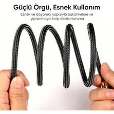 Sefa Ticaret 4K HDMI Kablosu (10 Metre) - Yüksek Hızlı Görüntü ve Ses Iletimi - UHD Görüntü Aktarımı - Örgülü Kablo ve Metal Başlıklı - Tv, Monitör, Ps, Xbox, Projektör Uyumlu