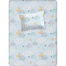 Lief Home %100 Pamuklu Bebek Lastikli Çarşaf 70X130+20 | Bebek Yastık Kılıfı 35X45
