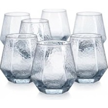 Sefa Ticaret 6 Adet Cam Bardak Seti - Sade ve Modern Tasarımlı, Ekstra Berrak Su, 6'lı Meşrubat ve Kahve Bardağı Takımı (310 Ml)