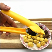 Sefa Ticaret 1 Adet Yeni Tasarım Ergonomik Paslanmaz Çelik Hazneli Kestane Kesici,sarı
