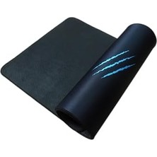 Sefa Ticaret Claw's Soft 40X30CM Mikrofiber Yüzey - Kaydırmaz Kauçuk Zemin - 3mm Kalınlık - 360 Derece Dikiş - Kolay Temizlenebilir M Mousepad
