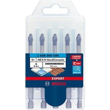 Sefa Ticaret Professional 5 Parça Expert Hex-9 Hardceramic Matkap Ucu Seti (Sert Fayanslar, Ø 6 Mm, Aksesuar Döner Matkap/vidalamalar)