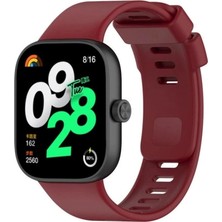 Marsilyan™- Xiaomi Redmi Watch 4 Klasik Kordon - Bordo