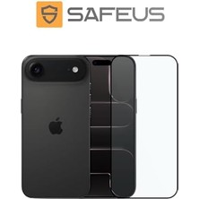 Sefa Ticaret Tam Kaplayan Parmak Izi Bırakmayan Safir Ekran Koruyucu Cam, iPhone 17 Air Ile Uyumlu