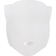 Universal GP Kompozit TVS Apache RTR 200 2022-2024 Uyumlu Kısa Ön Cam Şeffaf - 35 cm