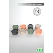 Sefa Ticaret Çok Amaçlı 8'li Mini Saklama Kapları 0.28 Lt.x 8 Adet