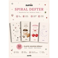 Zumio 4'lü A5 Estetik Tasarımlı Çizgisiz Defter Seti 50 Yaprak