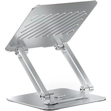 Sefa Ticaret 360° Dönebilen Alüminyum Tablet Standı Yükseklik ve Eğim Ayarlı Metal Tablet Tutucu iPad Pro 13 12 11 Air Mini 5 4 3 Telefon E-Okuyucu Uyumlu