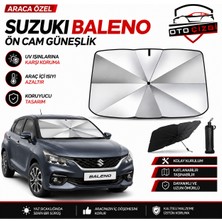 OtoÇizgi Suzuki Baleno Şemsiye Tip Ön Cam Güneşliği Katlanabilir Uv Korumalı Araç Cam Güneşlik
