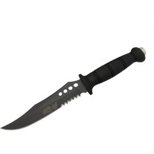 Magicool Sr S008B Lejyoner Tırtıklı Outdoor Bıçağı 29 cm - Kauçuk Sap, Perçinli