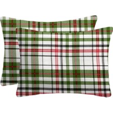 Lief Home %100 Pamuklu Flanel Kumaşından Fermuarlı Yastık Kılıfı | 50X70 ( 2 Adet )