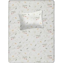 Lief Home %100 Pamuklu Bebek Lastikli Çarşaf 60X120+20 | Bebek Yastık Kılıfı 35X45