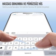 Sefa Ticaret Apple iPhone 14 Pro Için Tasarlanmış Kolay Kurulum Uçtan Kenara Kapsama Tam Koruma Dayanıklı Temperli Cam
