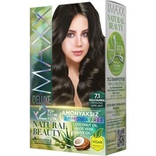 Sefa Ticaret Natural Beauty Amonyaksız Set Saç Boyası 7.1 Küllü Kumral