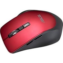 Sefa Ticaret Asus WT425 Kablosuz Optik Sessiz Tıklama Özellikli Kırmızı Mouse