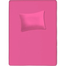 Lief Home %100 Pamuklu Bebek Lastikli Çarşaf 70X130+20 | Bebek Yastık Kılıfı 35X45