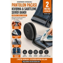 BENCEAL Kendinden Yapışkanlı Pantolon Paçası Kıvırma ve Sabitleme Şeridi Bandı (2 Metre)