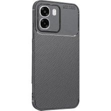MobaxAksesuar Oppo A6T 5g Kılıf Karbon Silikon Case