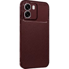 MobaxAksesuar Oppo A6T 5g Kılıf Karbon Silikon Case