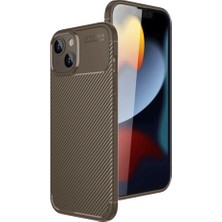 MobaxAksesuar Apple iPhone 15 Kılıf Karbon Silikon Case