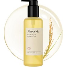 Sefa Ticaret About Me Rice Makgeolli Cleansing Oil Pirinç Özlü Nemlendirici Siyah Nokta Karşıtı Yüz Temizleme Yağı 195 ml