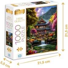 Sefa Ticaret Japon Bahçesi 1000 Parça 2,2mm Kalınlık 48X68CM Profesyonel Hobi Puzzle Yapboz Serisi