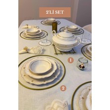 Edora Home 2’li Set Mat Gold 6'lı Supla Nihale Mutfak Seti