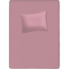 Lief Home %100 Pamuklu Bebek Aparalı Çarşaf 115X150 + Bebek Yastık Kılıfı 35X45