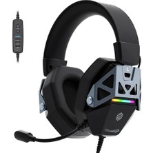 GameBooster GB-H15B Forge RGB Virtual 7.1 Surround Enc Siyah Gaming Kulaklık