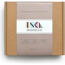 Sefa Ticaret Inka Mountain Tütsü Seti, Palo Santo Konik Tütsü, Adaçayı Tütüsü, Palo Santo,