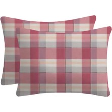 Lief Home %100 Pamuklu Flanel Kumaşından Fermuarlı Yastık Kılıfı | 50X70 ( 2 Adet )