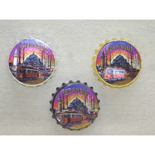 Fırsatkolik Istanbul Temalı Metal Magnet