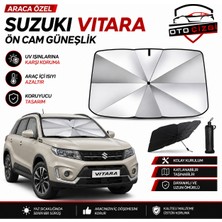 OtoÇizgi Suzuki Vitara Şemsiye Tip Ön Cam Güneşliği Katlanabilir Uv Korumalı Araç Cam Güneşlik