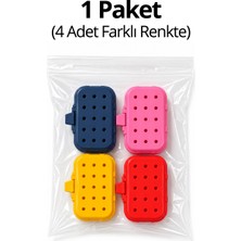 Polen Online Diş Fırçası Koruma Başlığı - Seyahat ve Taşıma Için Koruma Kabı - Karışık Renkler ( 1 Paket - 4 Adet)