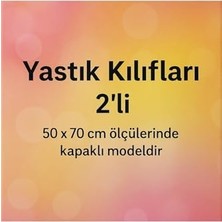 Sefa Ticaret Ezgi Desenli Pamuklu Yastık Kılıfı, Lavanta Deseni, 50 x 70 Cm, Lila, 2 Adet