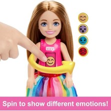 Sefa Ticaret Terapist Bebek, Dönen Emojili Tişört Giymiş Minik Bebek ve Evcil Hayvan, Sanat Temalı Parçalar, Çıkartmalar ve Diğer Aksesuarlar Dahil  Sanat Terapisi Oyun Seti, HRG48