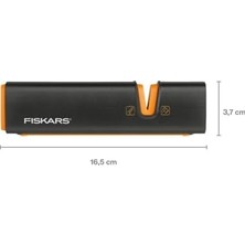 Sefa Ticaret Fiskars Xsharp, Balta ve Bıçak Bileyici, Seramik Zımpara Başlığı/gövdesi, Cam Elyaf Takviyeli Plastik, Siyah/turuncu, 1000601