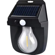 Magicool Fithome OR-118 Hareket Sensörlü Su Geçirmez Solar Bahçe Aydınlatma Duvar Lambası