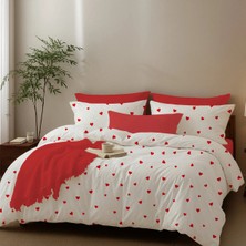 Lief Home %100 Pamuklu Kalpli Tek Kişilik Nevresim Takımı | 2 Yastık Kılıfı | Lastikli Çarşaf 120X200+30