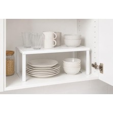 Sefa Ticaret (1, White) -  Varıera - 801.366.22 Half Shelf, Steel, White, 13 x 32 x 16 cm