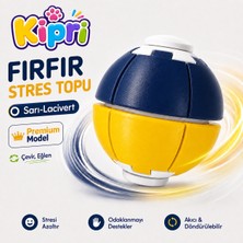 Spinner Ball Rulmanlı Fırfır Stres Topu Bas-Çevir 3D Baskı Fidget Oyuncak 1 Adet